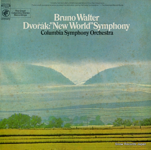 WALTER, BRUNO dvorak; "new world" symphony Y30045