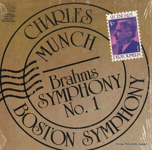 MUNCH, CHARLES brahms; symphony no.1 AGL1-5201