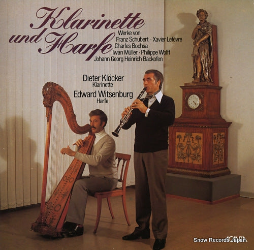 KLOCKER, DIETER / EDWARD WITSENBURG klarinette und harfe 40.23512