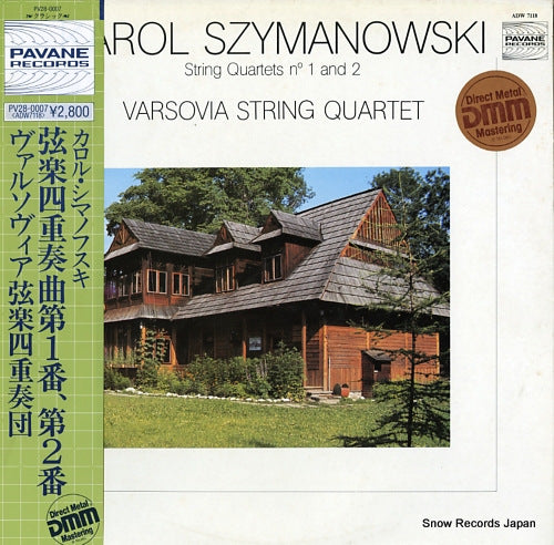 VARSOVIA STRING QUARTET, THE karol szymanowski; string quartets no.1 and 2 PV28-0007/ADW7118