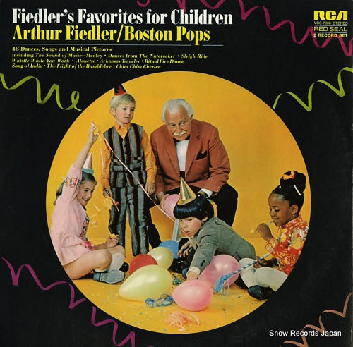 FIEDLER, ARTHUR, AND THE BOSTON POPS ORCHESTRA fiedler's favorites for children VCS-7080