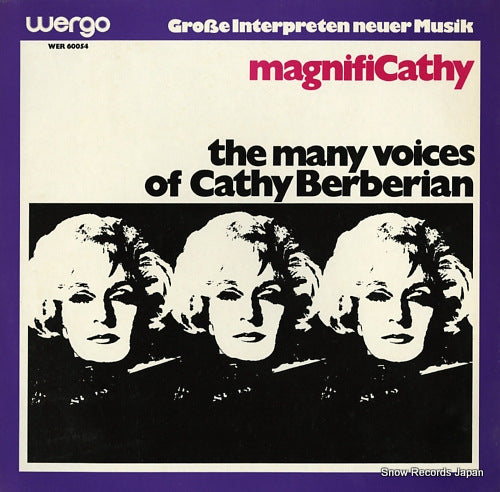 BERBERIAN, CATHY the many voices of cathy berberian WER60054