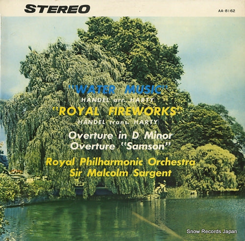 SARGENT, MALCOLM handel; water music, royal fireworks AA.8162