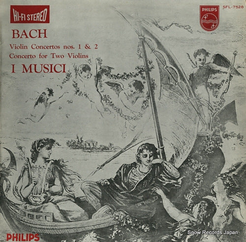 I MUSICI bach; violin concertos nos.1 & 2, concerto for two violins SFL-7528