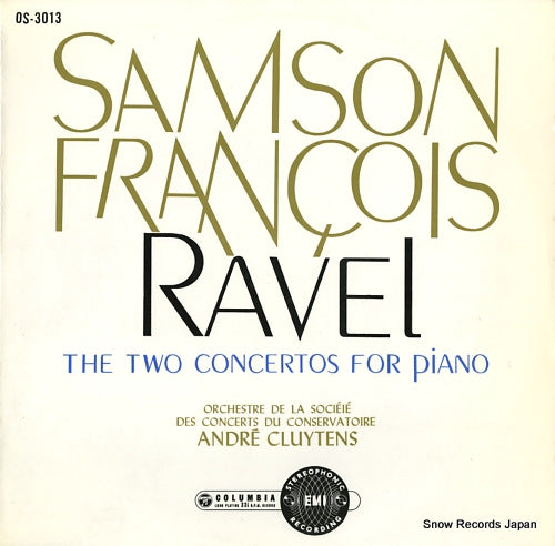 FRANCOIS, SAMSON ravel; the concertos for piano OS-3013