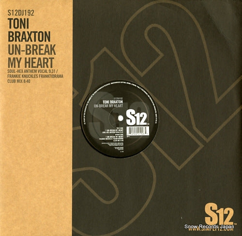 BRAXTON, TONI un-break my heart S12DJ192