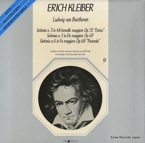 KLEIBER, ERICH beethoven; sinfonia n.3, n.5, n.6 MEL209