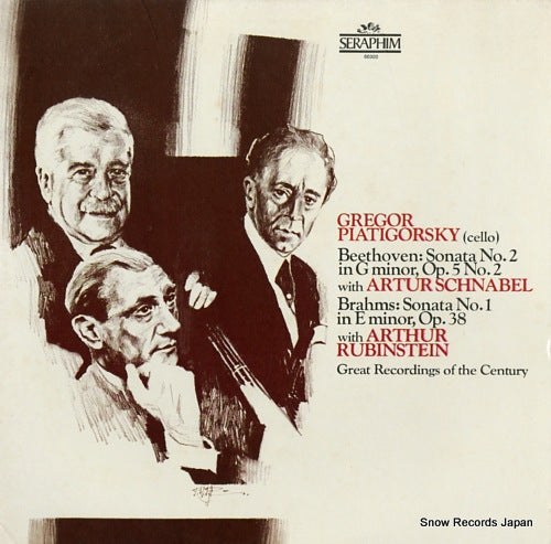 PIATIGORSKY, GREGOR beethoven; sonata no.2 in g minor op.5 no.2 60300