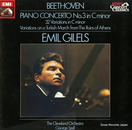GILELS, EMIL beethoven; piano concerto no.3 in c minor SXLP1436491