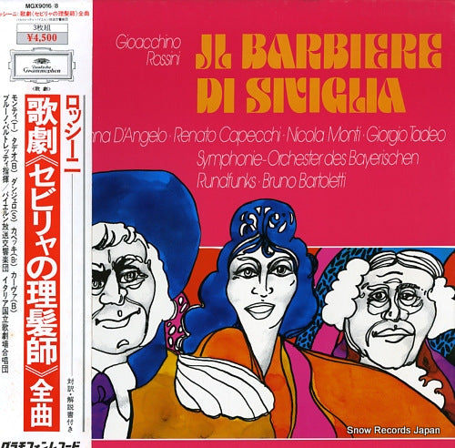 BARTOLETTI, BRUNO rossini; barbiere di siviglia MGX9016/8
