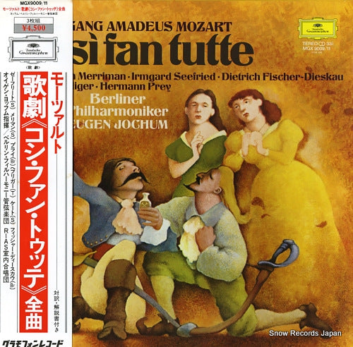 JOCHUM, EUGEN mozart; cosi fan tutte MGX9009/11