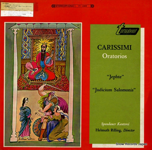 RILLING, HELMUTH carissimi; oratorios "jephte" "judicium salomonis" TV34089S