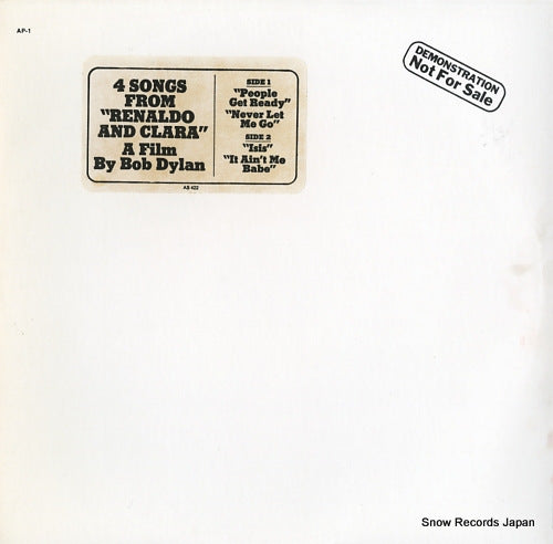 DYLAN, BOB 4 songs from "renaldo and clara" AS422
