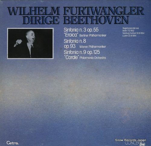 FURTWANGLER, WILHELM dirige beethoven LO530
