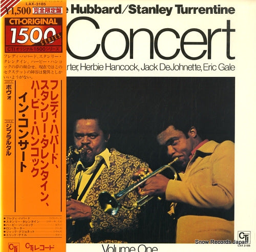 HUBBARD, FREDDIE / STANLEY TURRENTINE in concert LAX-3185