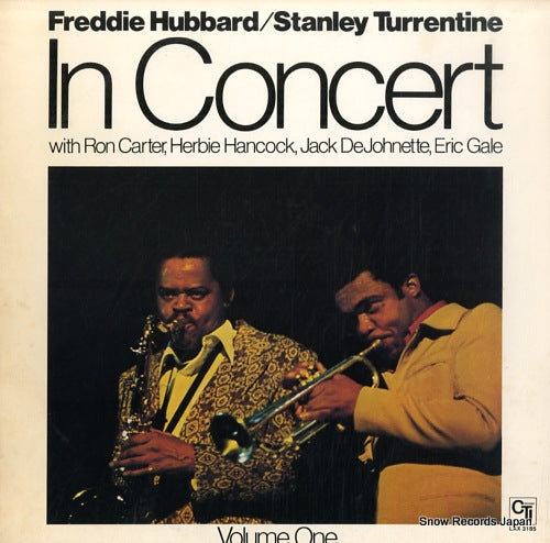 HUBBARD, FREDDIE / STANLEY TURRENTINE in concert LAX-3185