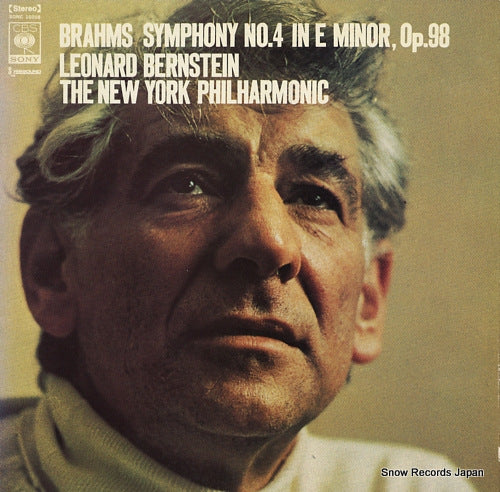 BERNSTEIN, LEONARD brahms; symphony no.4 in e minor, op.98 SONC10208