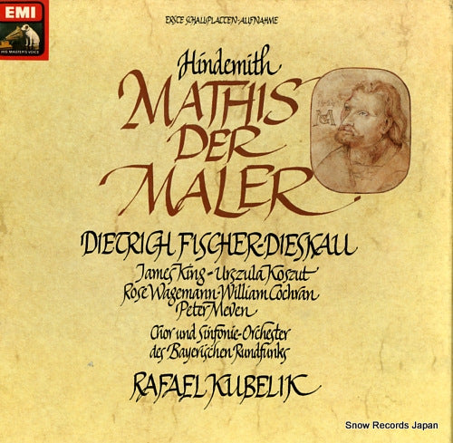KUBELIK, RAFAEL hindemith; mathis der maler inhalt 1C165-03515/17Q