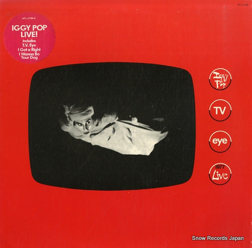 IGGY POP tv eye - 1977 live AFL1-2796