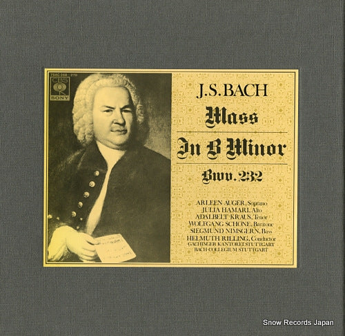 RILLING, HELMUTH bach; mass in b minor bwv232 75AC268-270
