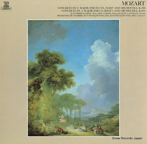 PAILLARD, JEAN-FRANCOIS mozart; concerto in c major for flute, harp and orchestra, k.299 FCCA846
