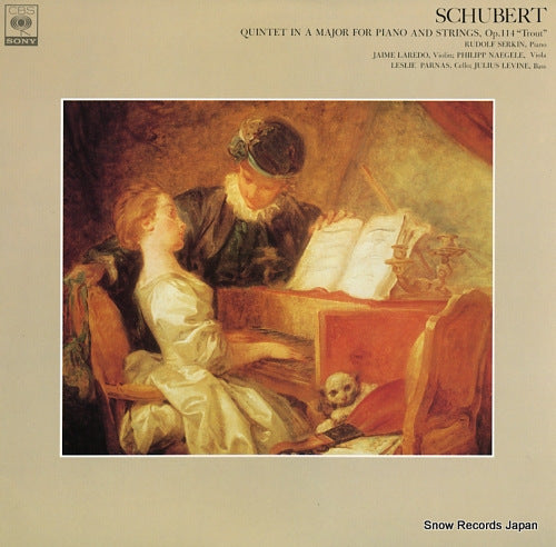 SERKIN, RUDOLF schubert; quintet in a major for piano and strings "trout" FCCA548