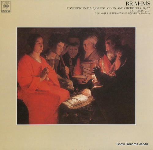 STERN, ISAAC brahms; concerto in d major for violin and orchestra, op.77 FCCA543