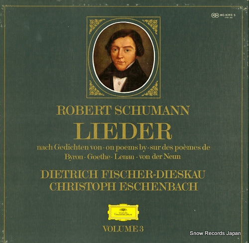 FISCHER-DIESKAU, DIETRICH schumann; lieder volume 3 MG8393