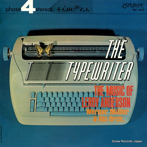 MULLER, WERNER, AND HIS ORCHESTRA the typewriter SLC4452