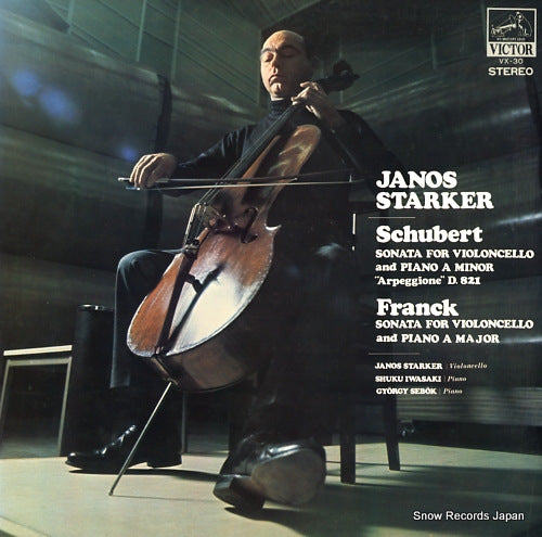 STARKER, JANOS schubert; sonata for violoncello and piano a minor "arpeggione" VX-30