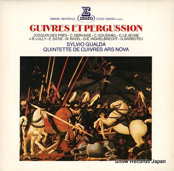 GUALDA, SYLVIO cuivres et percussion ERA-4005