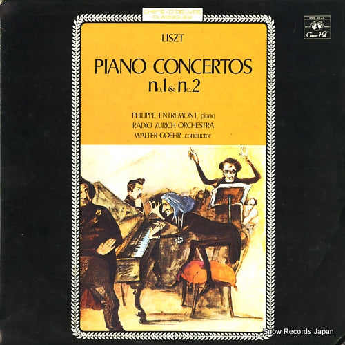 ENTREMONT, PHILIPPE liszt; piano concertos no.1 & no.2 SMS-2727