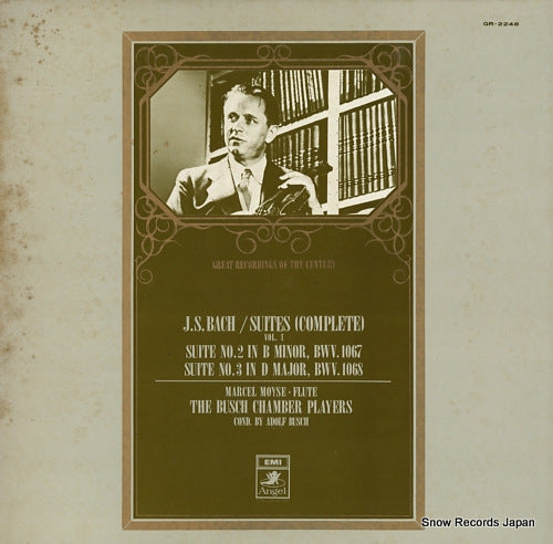 BUSCH, ADOLF bach; suites (complete) vol.1 GR-2248