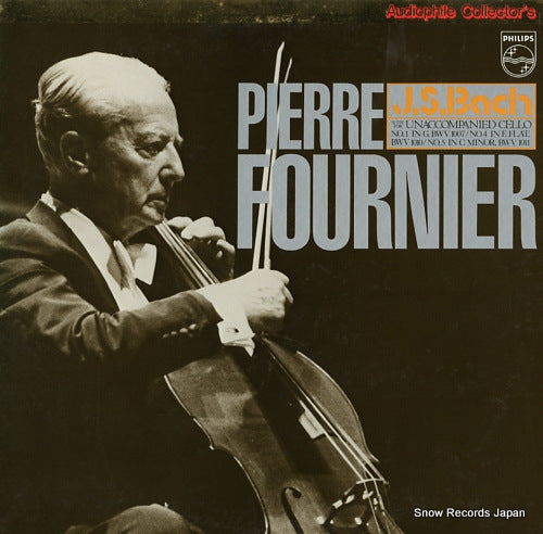 FOURNIER, PIERRE bach; suite for unaccompanied cello no.5, no.4, no.1 30PC-12
