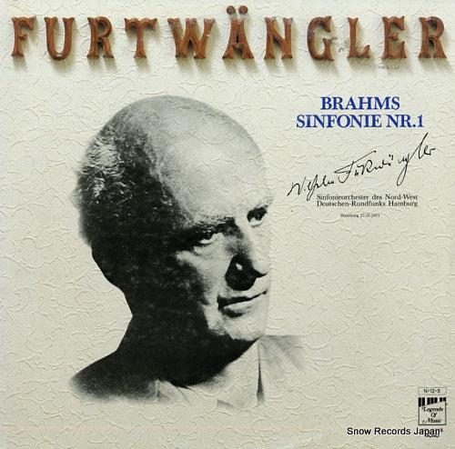 FURTWANGLER, WILHELM brahms; sinfonie nr.1 RCL-3335