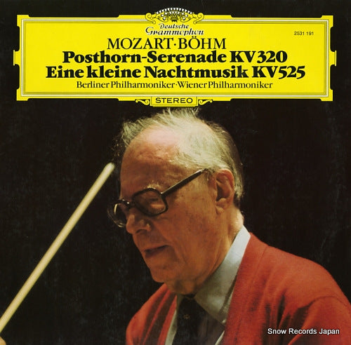 BOHM, KARL mozart; posthorn-serenade kv320 / eine kleine nachtmusik kv525 2531191