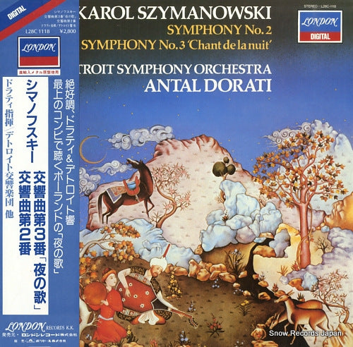 DORATI, ANTAL szymanowski; symphony no.3 "chant de la nuit" & no.2 L28C-1118