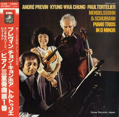 PREVIN, ANDRE, AND KYUNG-WHA CHUNG AND PAUL TORTELIER mendelssohn & schumann; piano trios in d minor EAC-90041