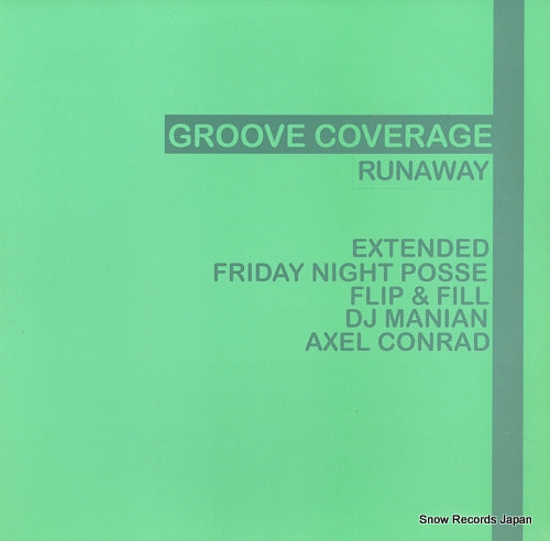 GROOVE COVERAGE runaway 12DJGLOBE496
