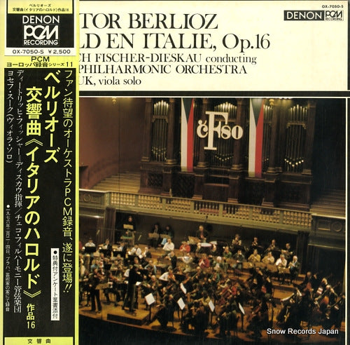 FISCHER-DIESKAU, DIETRICH berlioz; harold en italie, op.16 OX-7050-S