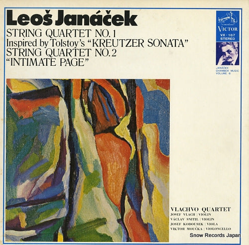 VLACHVO QUARTET janacek; string quartet no.1 inspired by tolstoy's "kreutzer sonata" VX-167