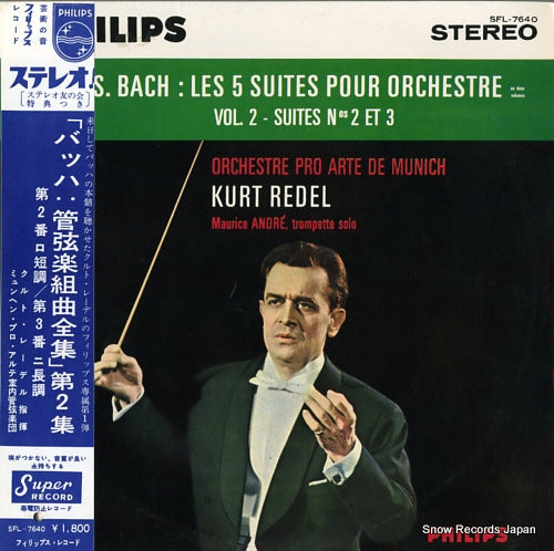 REDEL, KURT bach; les 5 suites pour orchestre vol.2 SFL-7640