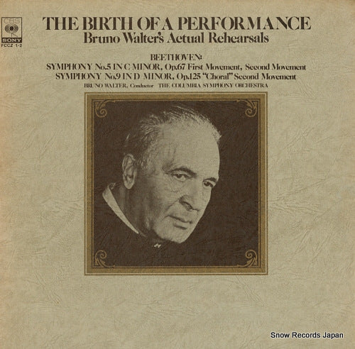 WALTER, BRUNO / LEONARD BERNSTEIN the birth of a performance / leonard bernstein discusses humor in music FCCZ1