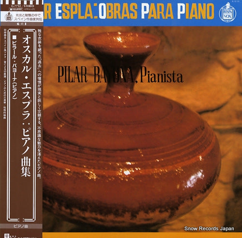 BAYONA, PILAR oscar espla; obras para piano G-7712