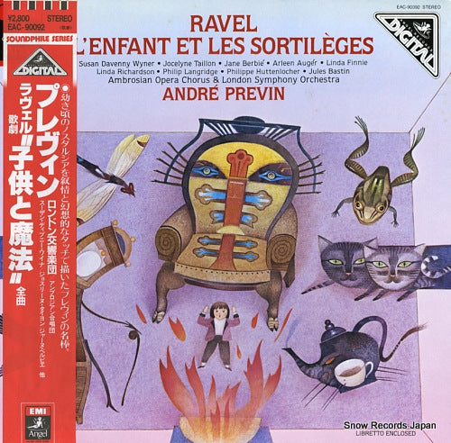 PREVIN, ANDRE ravel; l'enfant et les sortileges EAC-90092