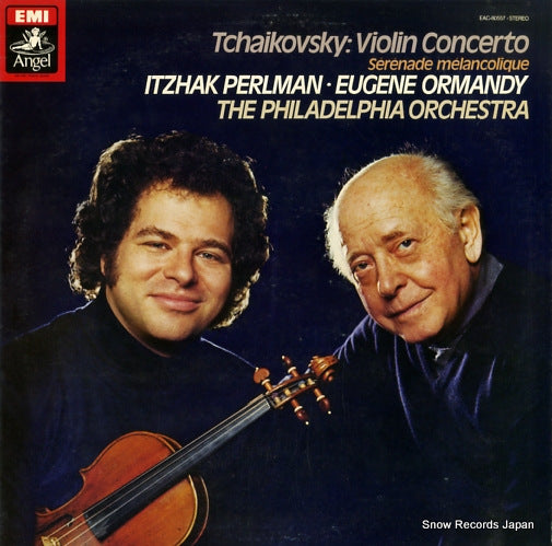 PERLMAN, ITZHAK / EUGENE ORMANDY tchaikovsky; violin concerto / serenade melancolique EAC-80557