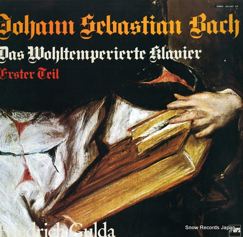 GULDA, FRIEDRICH bach; das wohltemperierte klavier ULS-3187-9-P