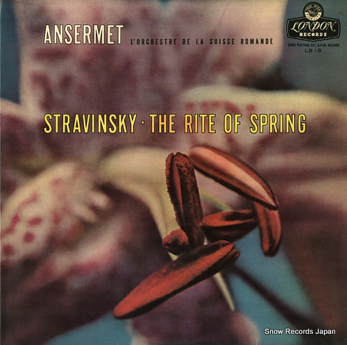 ANSERMET, ERNEST stravinsky; the rite of spring LB18