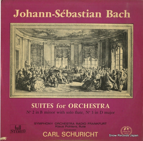 SCHURICHT, CARL bach; suites for orchestra nos. 2 & 3 M-2231