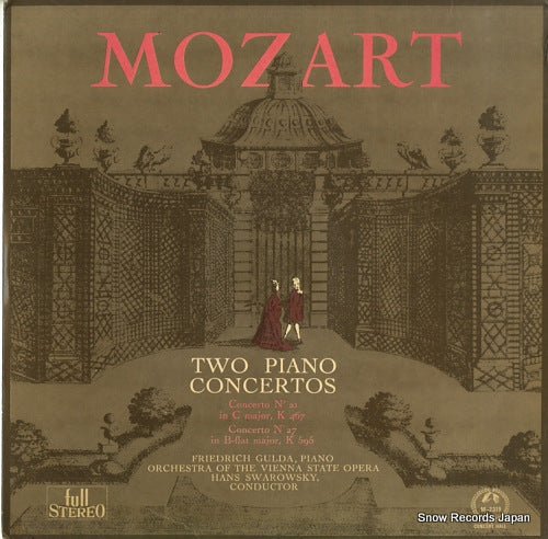 GULDA, FRIEDRICH mozart; piano concerto no.21, no.27 SM-2319